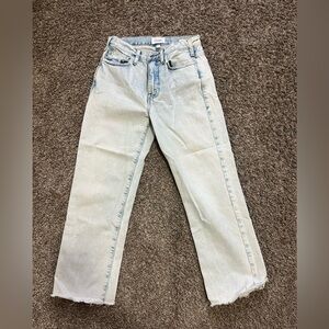 Frame Le Jane Crop Bite Hem Jeans In Fizz Indigo (LJNCBH510) -Women's‎ Size 25